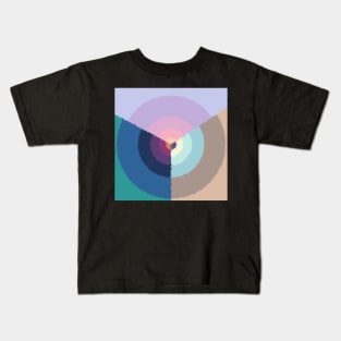 Abstract Circle In Various Cute Colors Kids T-Shirt